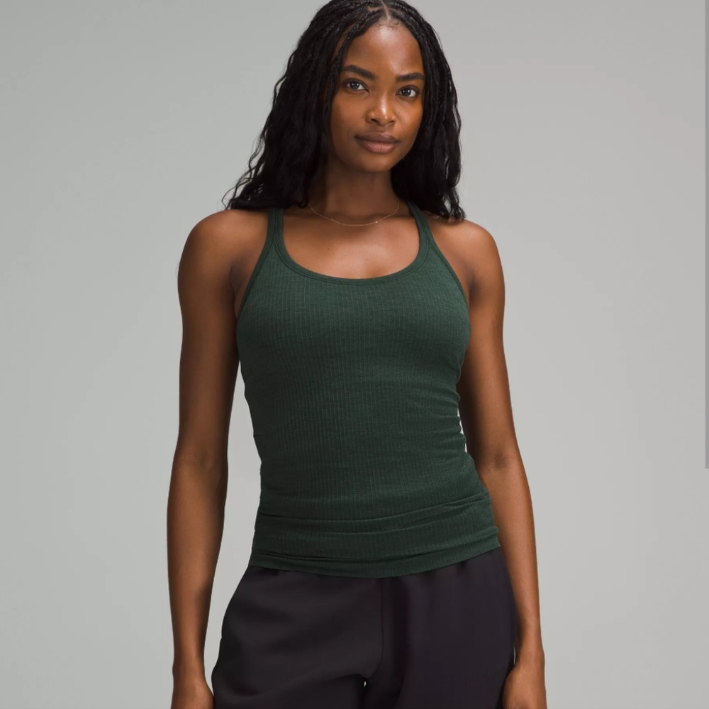 Lululemon Ebb to Street Tank Hunter Green 6